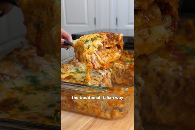 The BEST Way to Make Lasagna
