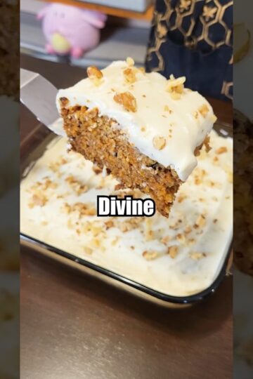The best one bowl Carrot Cake 🥕🍰