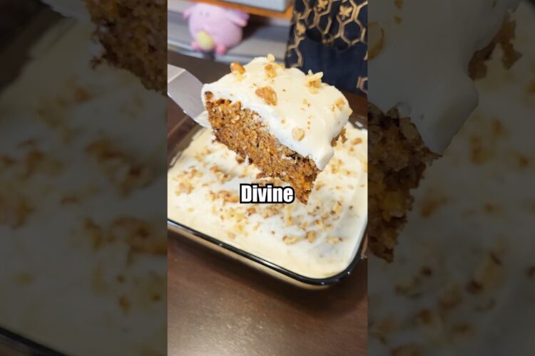 The best one bowl Carrot Cake 🥕🍰