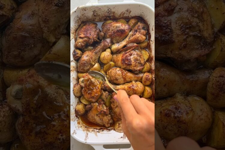 One Pan Chicken & Potatoes | FeelGoodFoodie