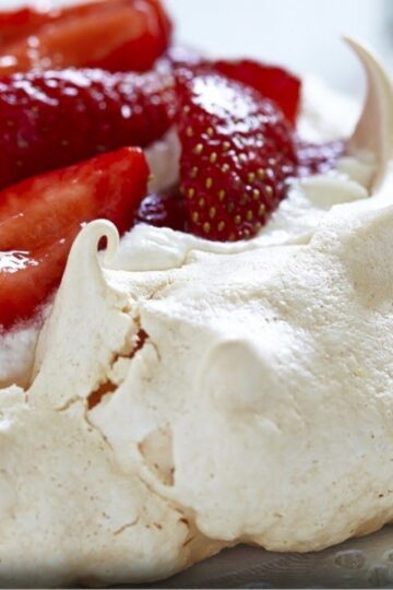 Recette de Pavlova aux fraises - 750g