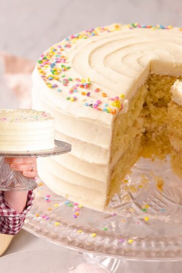 The Most AMAZING Vanilla Cake Recipe