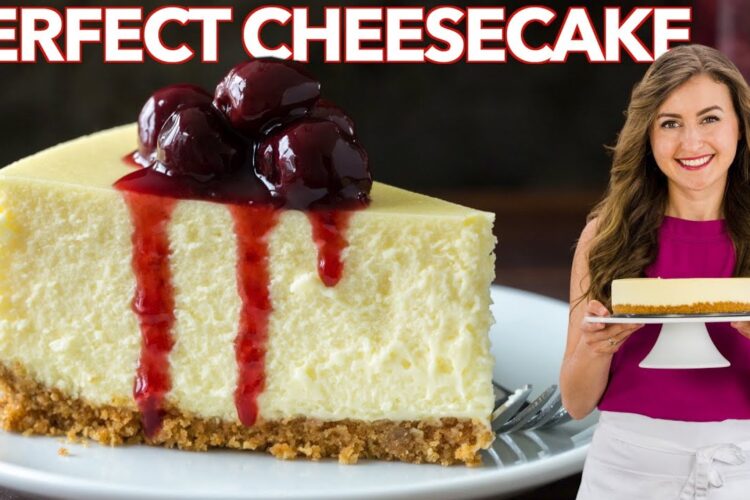 How to make the PERFECT CHEESECAKE with Cherry Sauce