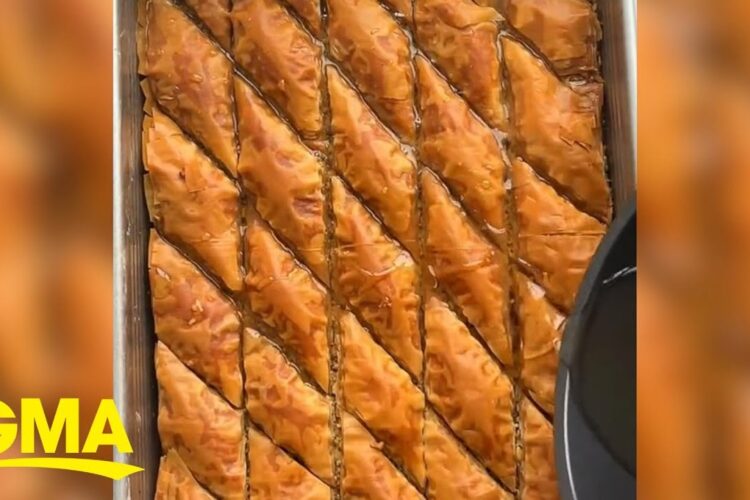 Make baklava in only 10 minutes with this brilliant hack l GMA