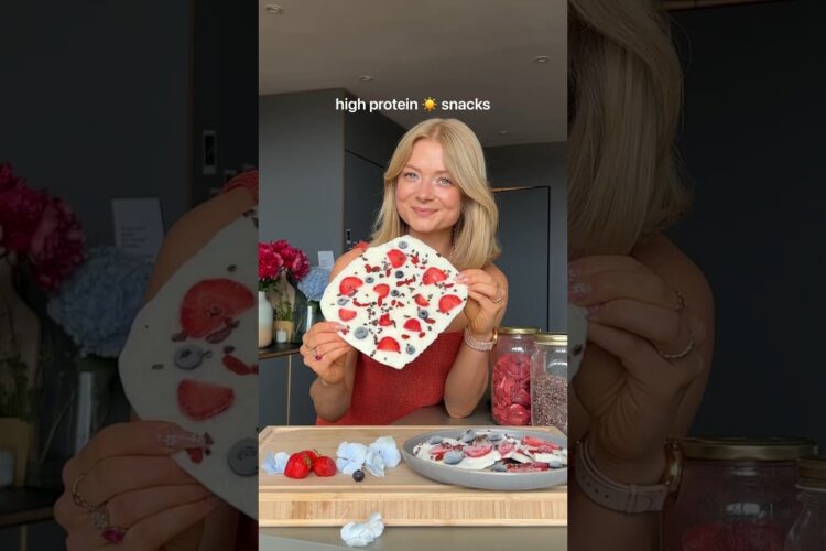 high protein SUMMER ☀️ snack ideas, which one is your fav?