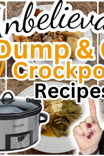 6 UNBELIEVABLE Dump & Go CROCKPOT Dinners that are SIMPLE and AMAZING!