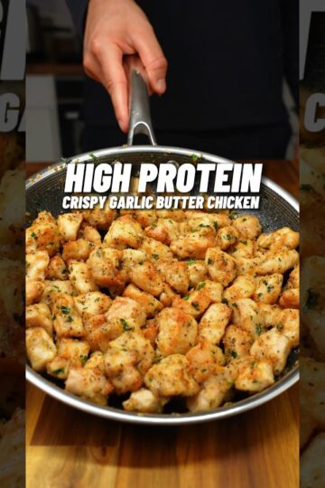 EASY & DELICIOUS Garlic Butter Chicken & Potatoes🔥🧄🍗 50g Protein! ONLY 525 calories!