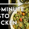 THE EASIEST 20-MINUTE KETO DINNER EVER - One-pot Pesto Chicken Skillet - CHEF MICHAEL