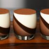 Chocolate dessert panna cotta. Easy to make. No bake.