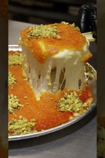 How to Make Knafeh (soft PALESTINIAN Dessert)