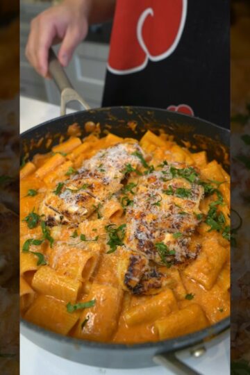 30 Minute Rose Chicken Breast Pasta
