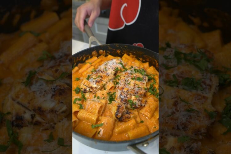 30 Minute Rose Chicken Breast Pasta