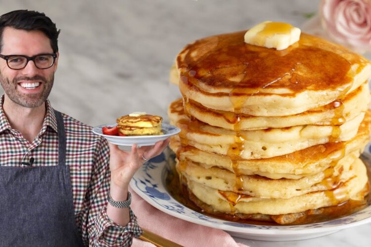 FLUFFY Pancakes Recipe