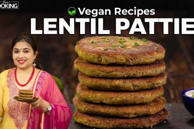 Lentil Patties | High Protein Food | Vegan Recipes | Evening Snacks | Lentil Recipe