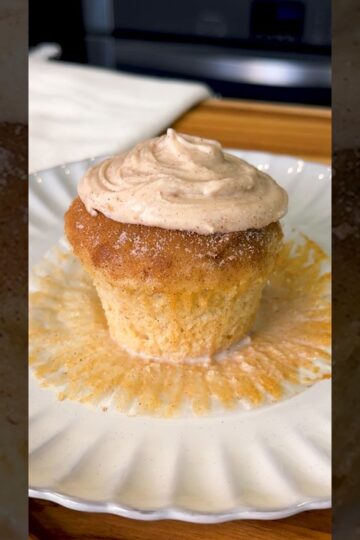 Churro Tres Leches Cupcakes Recipe #shorts