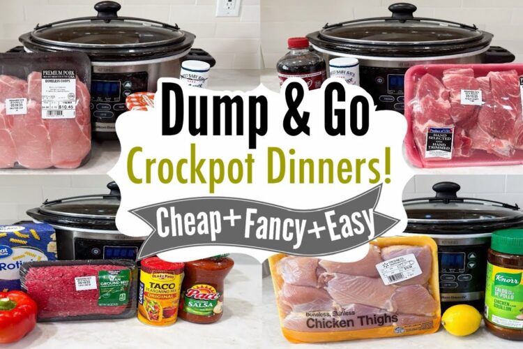 Set It & FORGET It! 6 Dump & GO Summer Crockpot Meals That Save Time & Money | Julia Pacheco Recipes