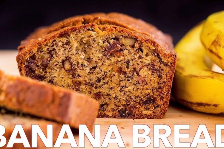 Moist Banana Bread Recipe | Sweet Bread