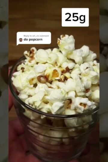 What 100 Calories of POPCORN Looks Like
