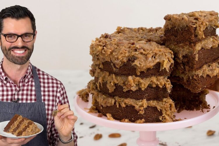BEST German Chocolate Cake | Preppy Kitchen