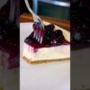 Postre Facil Sin Hornear Cheesecake de Arándanos Receta #shorts