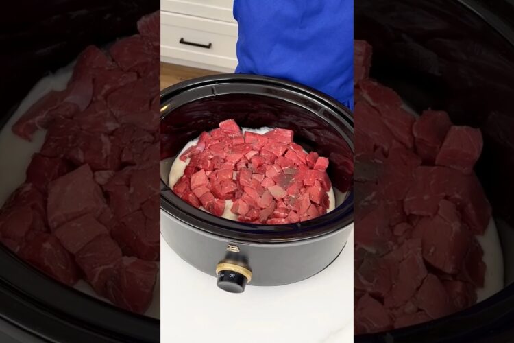 Easy 4 ingredient crockpot dinner