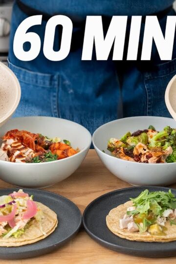 How I Cook 20 Healthy Meals in 1 HOUR