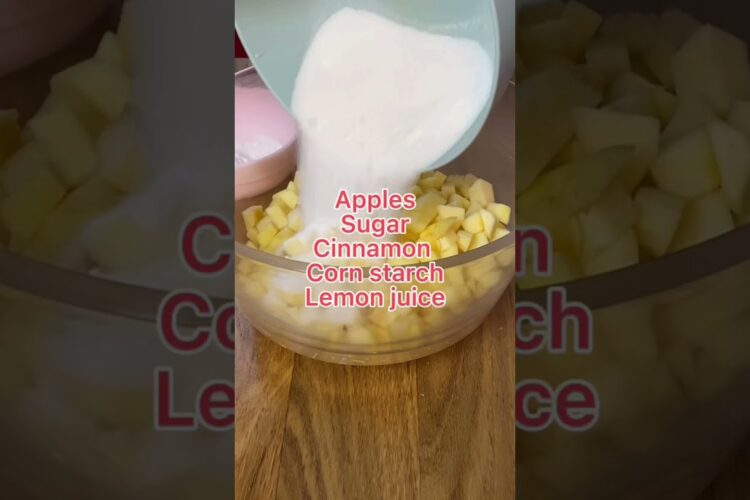 Apple pie recipe