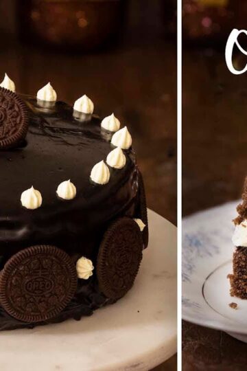 Oreo Cake | Oreo Biscuit Chocolate Cake | Eggless Cake | Oreo Cream Frosting | Chocolate Fudge Cake