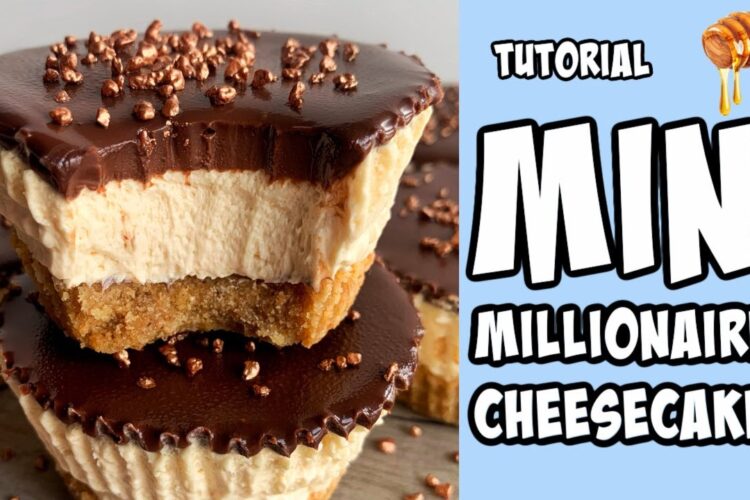 Mini Millionaires Cheesecakes Recipe tutorial #Shorts