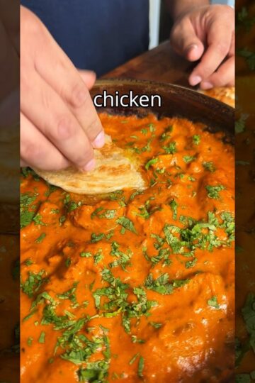 The BEST butter chicken ever 😍 #Shorts