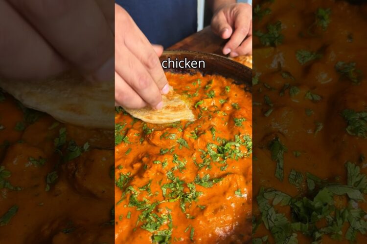The BEST butter chicken ever 😍 #Shorts