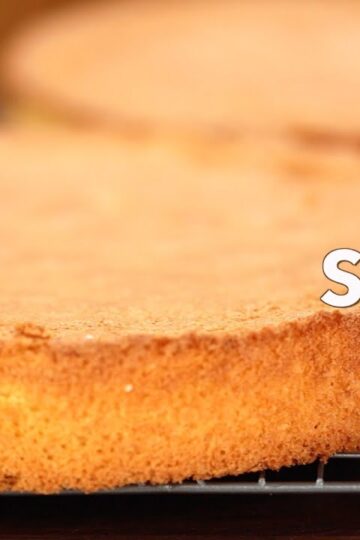 Easy European Sponge Cake Recipe  (Biskvit)  - ONLY 4 Ingredients!