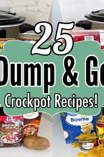 25 EASY DUMP & GO CROCKPOT DINNERS | SO GOOD SIMPLE & TASTY SLOW COOKER RECIPES | JULIA PACHECO