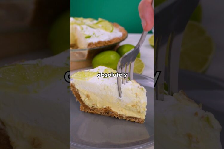 This KEY LIME PIE is summer in a slice!