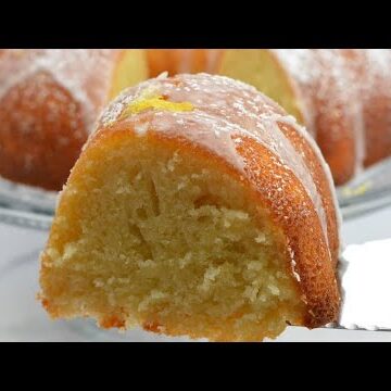 Lemon Bundt Cake with Glaze