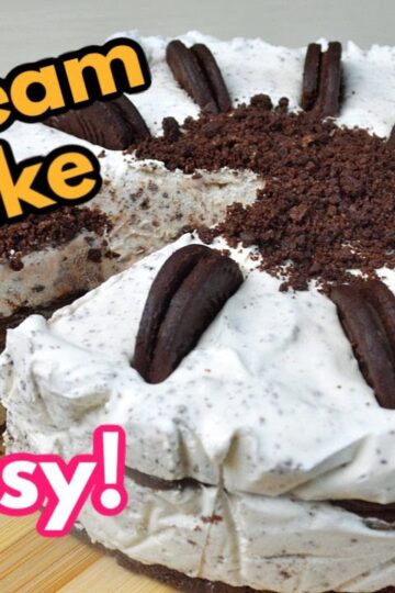 So Easy Ice Cream Cake | ONLY 4 INGREDIENTS ICE CREAM CAKE | Lockdown Ice Cream