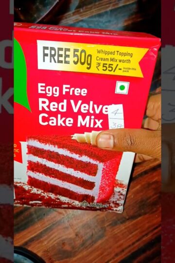 Red velvet Cake Mix Unboxing#viral#trending#cake#redvelevet#shorts