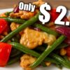 Under $3 Surprisingly Cheap Meal | Juicy and Colorful Chicken Stir Fry