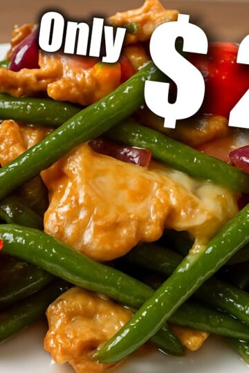 Under $3 Surprisingly Cheap Meal | Juicy and Colorful Chicken Stir Fry