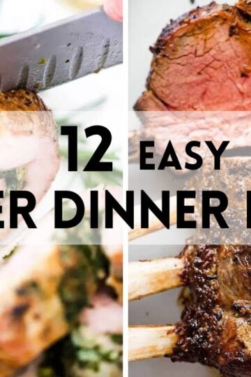 12 Easy Easter Dinner Ideas #sharpaspirant #easter #easterrecipes #eastersunday