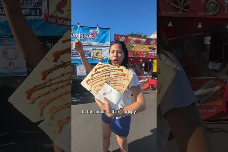 Would you try this MASSIVE rice cracker?