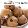 Best easy protein snack! Peanut Butter Protein Balls are healthy and delicious.