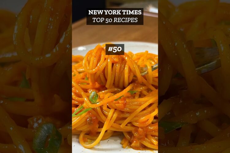 Trying Every Recipe on the NYT Top 50 List | Gochujang Buttered Noodles by Eric Kim (#50)
