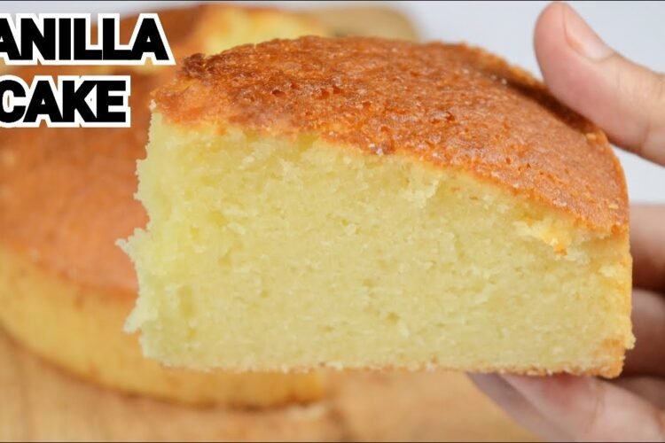 VANILLA CAKE With 1 Cup Flour by (YES I CAN COOK)