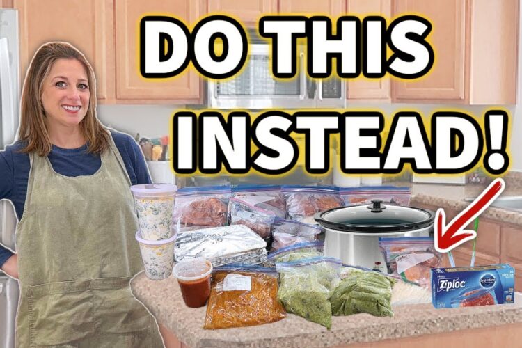 Freezer Meal Prep For REAL LIFE | No More All-Day Prepping!