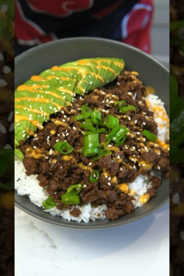 Easy & Healthy Ground Beef Rice Bowls