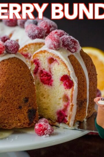 Cranberry BUNDT CAKE (Easy Cranberry Orange Cake)