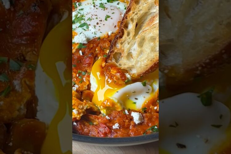 When I don’t want leftovers I make this single serve shakshuka