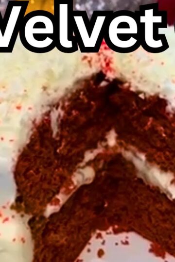 Homemade Red Velvet Cake For Valentines Day