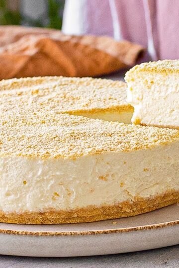 Super Easy No-Bake Cheesecake (No Egg,  No Gelatine, No Condensed milk)